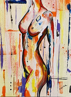 Abstract nude