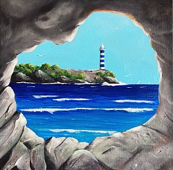 Cave view